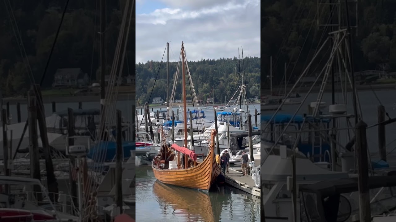 Traditional Viking boat