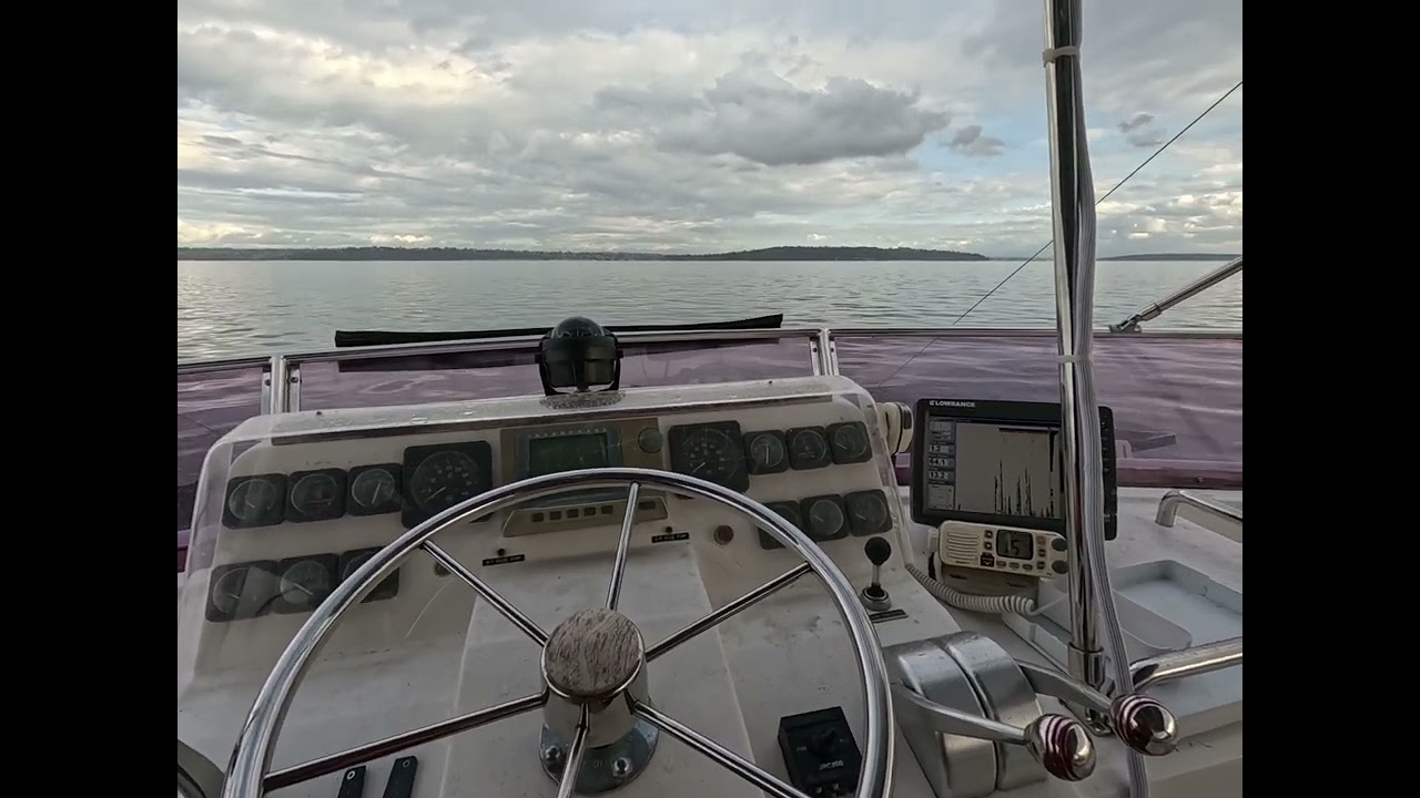 No sun so we sip diesel on the way back