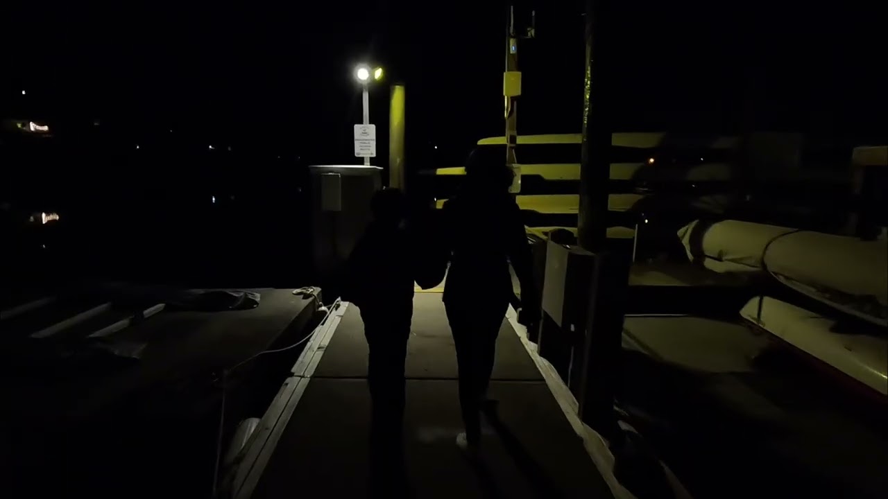 Poulsbo docks at night